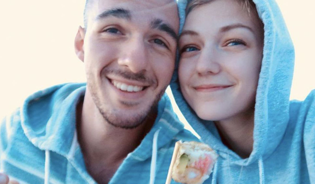 Gabrielle Petito with her boyfriend